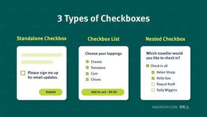 the checkbox