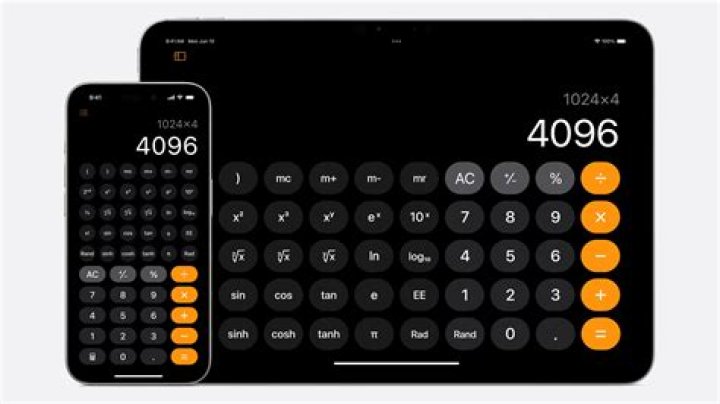 The official calculator app in Windows 10