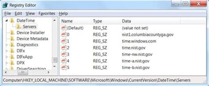 time server key (misconfigured)