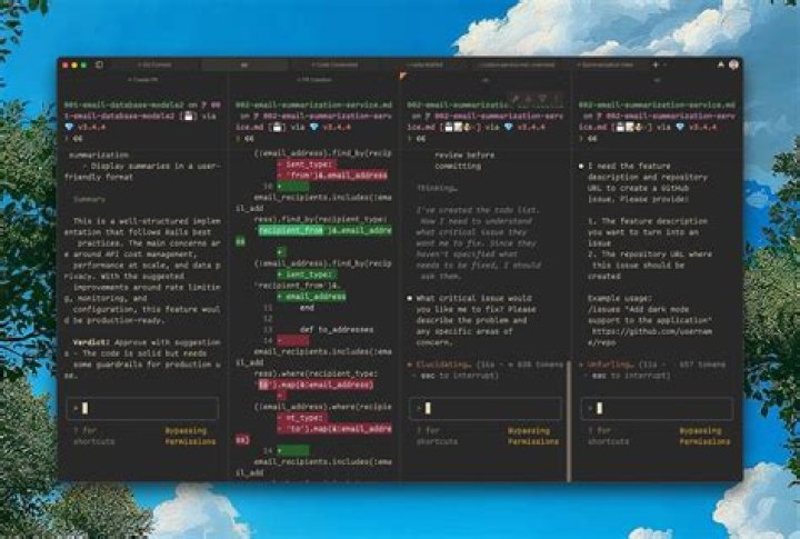tmux' "run-shell" blocks for background processes
