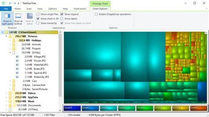 TreeSize screenshot