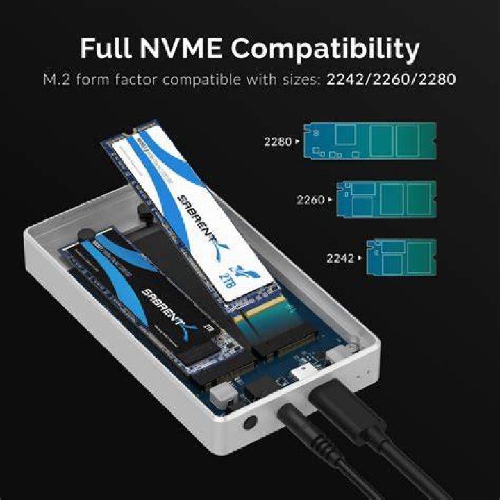 Two sided NVME and one sided nvme