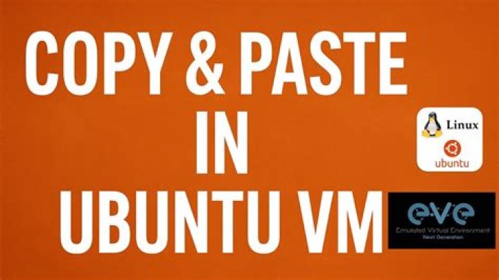 Ubuntu Server VM: copy paste?