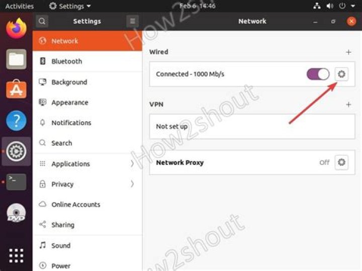 Ubuntu Wired Network Settings
