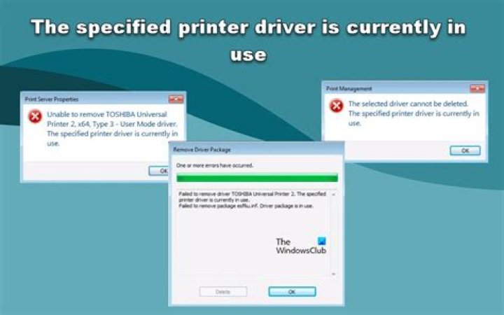 Unable to delete printer, status stays on 'Deleting - Offline'