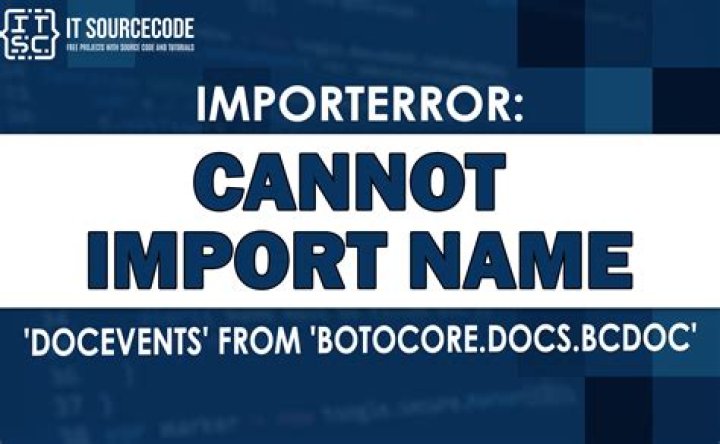 Unable to run AWS CLI: "ImportError: cannot import name 'docevents' from 'botocore.docs.bcdoc'"