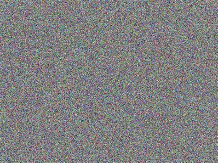 Uniformly random RGB noise, lossless PNG format