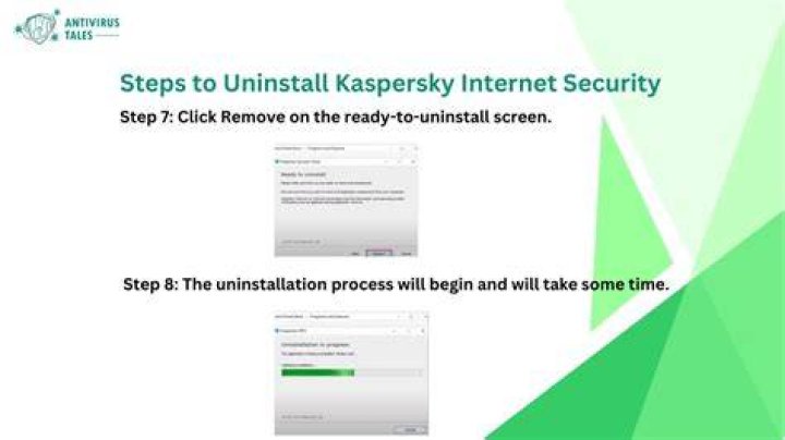 Uninstall Kaspersky Internet Security 2020 from Windows 10