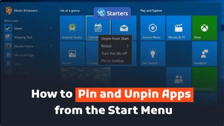 unpin