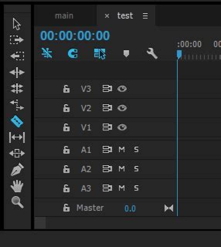 Unselected tracks on a sequence