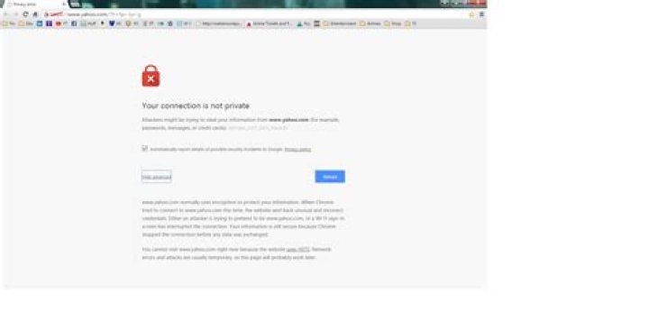 Untrusted connection error on Chrome and Firefox when opening HTTPS websites