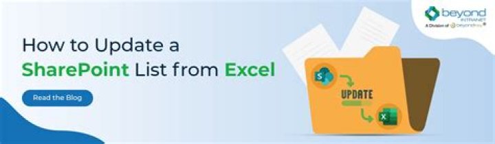 Updating a SharePoint List via Excel