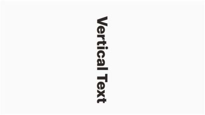 vertical text