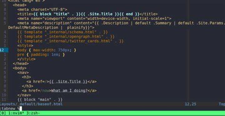 vim open file in a new tab