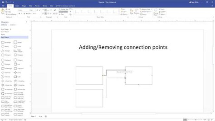 Visio connection points