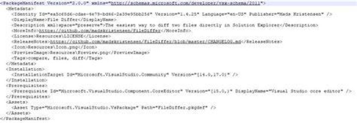 visxmanifest file