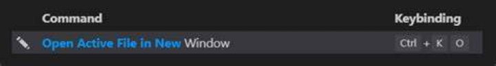 VS Code drag tab to new window