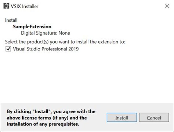 VSIX Installer