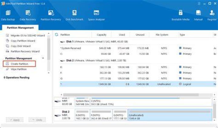 Want to create an ext4 partition from windows 10
