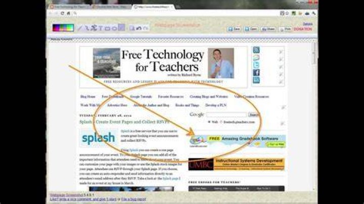 Webpage screenshot demo