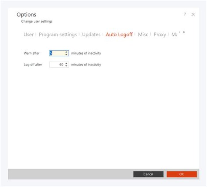 Website auto logoff image