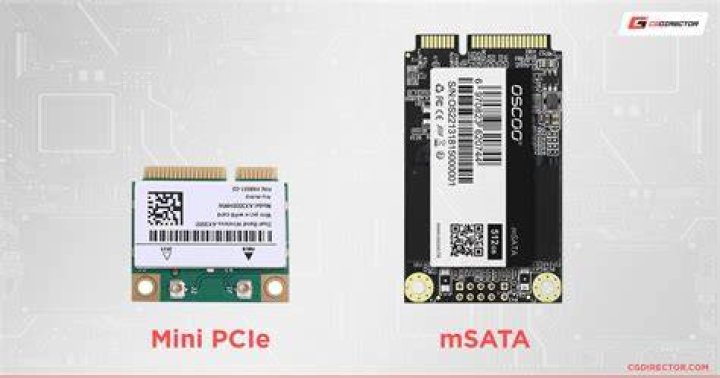 What's the difference between mini PCIe and mSATA interfaces and SSDs?