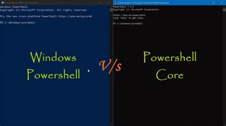 What's the difference between PowerShell Desktop and PowerShell Core