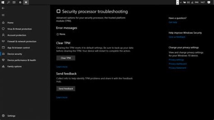 What are the consequences of clearing TPM without backing up your data after you encountered Office365 with errors code 80090016?