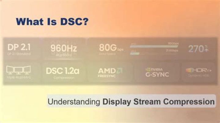 What is "DSC Update" for a monitor?