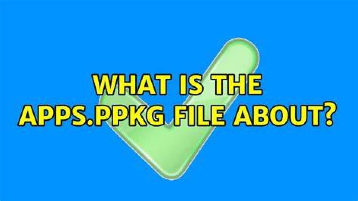 What is the Apps.ppkg file about?