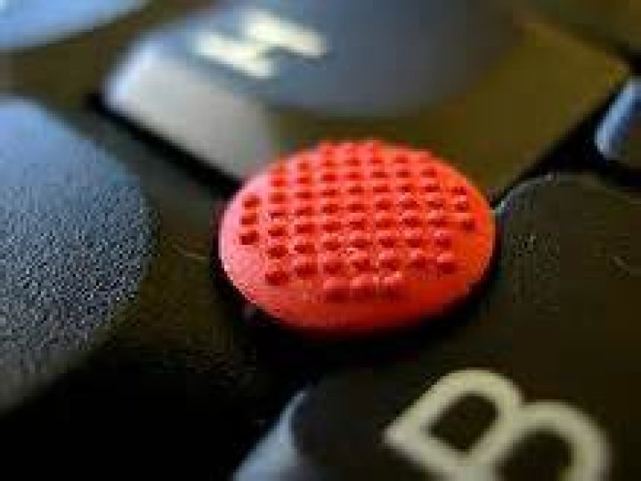 What is the correct term for the mouse pointer/nipple/joystick thingy in the middle of a laptop's keyboard?