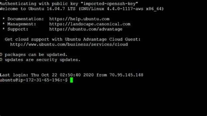 Where is the password for newly created EC2 user?