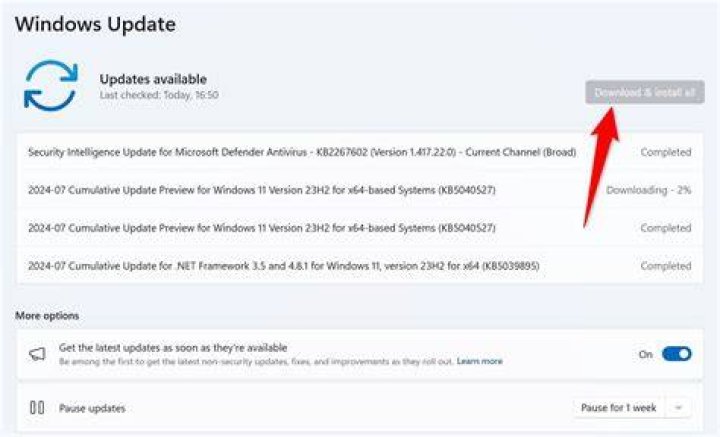 Where to download, or find a list of all the Windows updates?