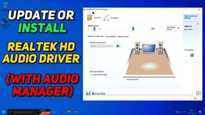Which Realtek High Definition Audio Driver to download for Windows 10?