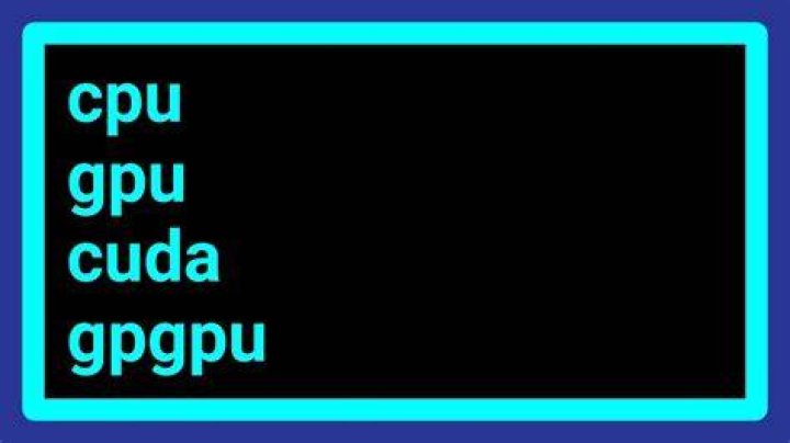 Why are we still using CPUs instead of GPUs?