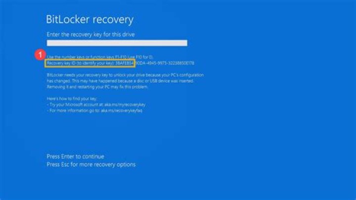 Why does BitLocker want a recovery key instead of a password?