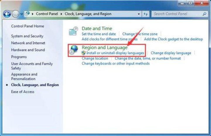 Win7 Change System Locale