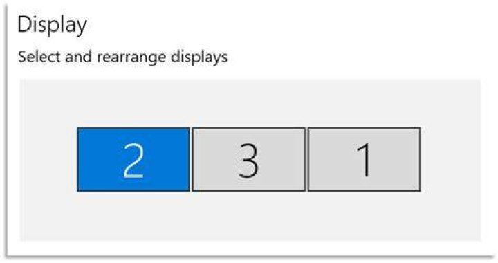 Windows 10 - Change Display Numbers / Identity