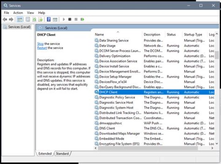 Windows 10 not getting IP address from DHCP