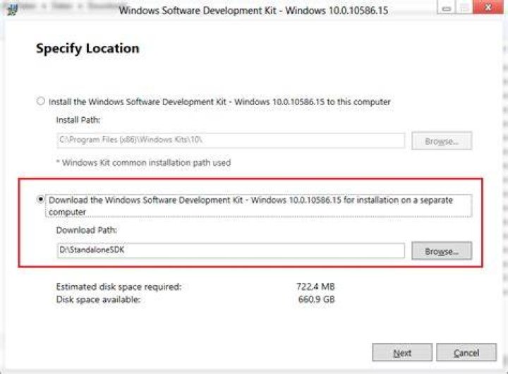 Windows 10 sdk offline installer?