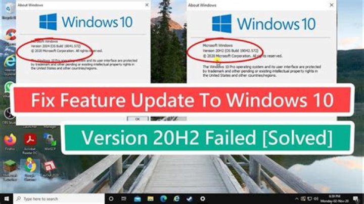 Windows 10 Update Failure (2021-05 Version 20H2) KB5003173