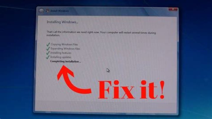 Windows 7 install error