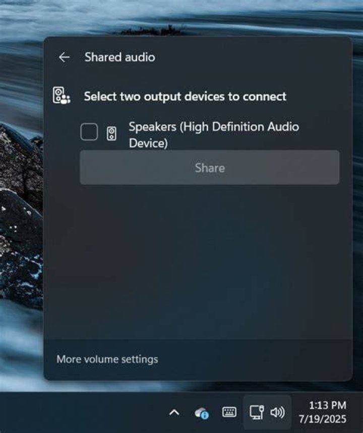 Windows Audio Devices