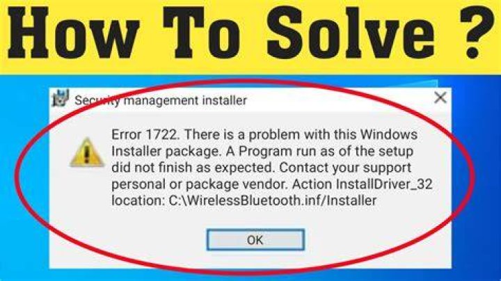 windows msg error 1722 when sending message