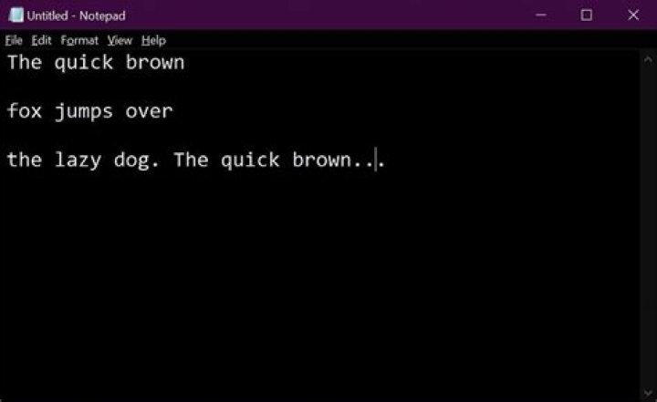 Windows Notepad High Contrast Black Context Menu