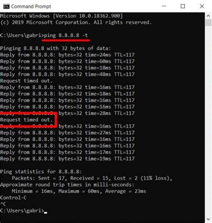 Windows ping