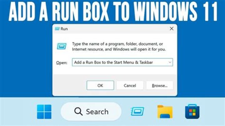 Windows Run dialog
