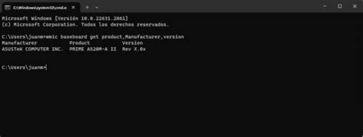 wmic output