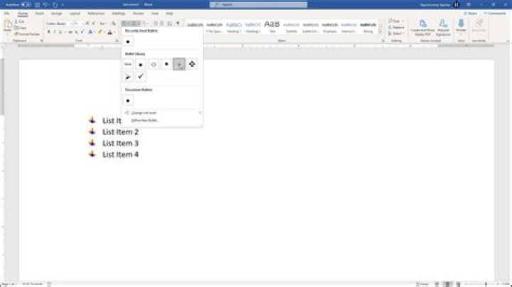 Word 2013: Bullets don't appear when creating bullet list