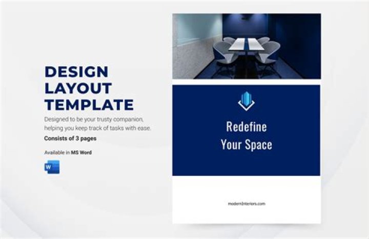 Word Design Theme layout